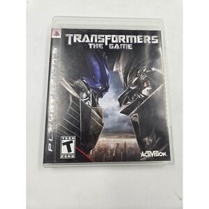 Transformers The Game PlayStation 3 PS3 Video Game Complete CIB